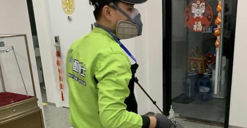 江源招商银行除甲醛现场